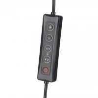 KIK KX2976 Kozmetická LED lampa na predlžovanie rias, 40 W, čierna