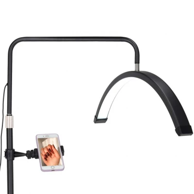 KIK KX2976 Kozmetická LED lampa na predlžovanie rias, 40 W, čierna