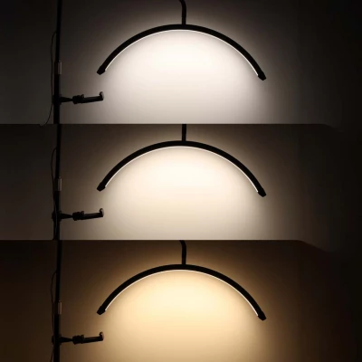 KIK KX2976 Kozmetická LED lampa na predlžovanie rias, 40 W, čierna