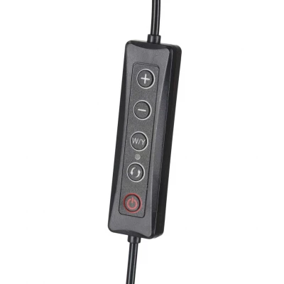 KIK KX2976 Kozmetická LED lampa na predlžovanie rias, 40 W, čierna