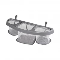 KIK KX2982 Dětská cestovní postýlka s přebalovacím pultem, šedá