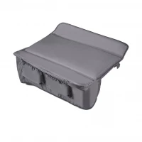 KIK KX2982 Dětská cestovní postýlka s přebalovacím pultem, šedá