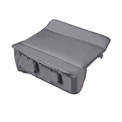 KIK KX2982 Dětská cestovní postýlka s přebalovacím pultem, šedá