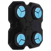 KIK KX3006 Elektronický boxovací nástěnný terč s rukavicemi, Bluetooth, černý