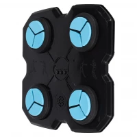 KIK KX3006 Elektronický boxovací nástěnný terč s rukavicemi, Bluetooth, černý