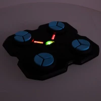 KIK KX3006 Elektronický boxovací nástěnný terč s rukavicemi, Bluetooth, černý