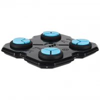 KIK KX3006 Elektronický boxovací nástěnný terč s rukavicemi, Bluetooth, černý