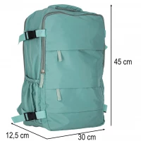 KIK KX2993 Cestovní batoh 45 x 30 cm, zelený