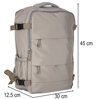 KIK KX2993 Cestovní batoh 45 x 30 cm, šedý