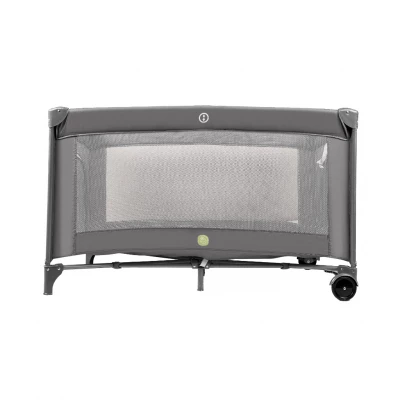 KIK KX2973 Skládací cestovní postýlka s matrací, max. 15 kg, šedá