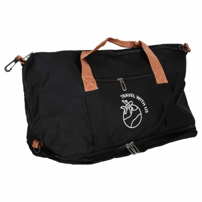 KIK KX2992 Cestovní, sportovní taška 58 x 34 cm, černá
