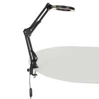 KIK KX2987 Multifunkční kosmetická lampa s lupou 12W, USB, černá