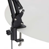 KIK KX2987 Multifunkční kosmetická lampa s lupou 12W, USB, černá