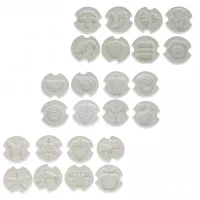 KIK KX3283 Kreativní sada na výrobu 3D zvířátek, sada 62 ks, růžová