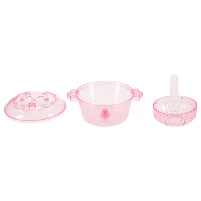 KIK KX3283 Kreativní sada na výrobu 3D zvířátek, sada 62 ks, růžová