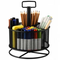 Maaleo 26290 Drátěný stolní organizér otočný, černý
