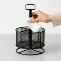 Maaleo 26290 Drátěný stolní organizér otočný, černý