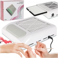 KIK KX2978 Odsávač prachu na nechty 80 W, biely