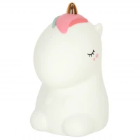 KIK KX3689 Noční RGB lampička dotyková jednorožec 1200mAh, USB 