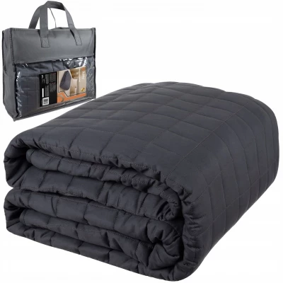 Ruhhy 24427 Záťažová antistresová deka 10 kg, 200 x 220 cm sivá