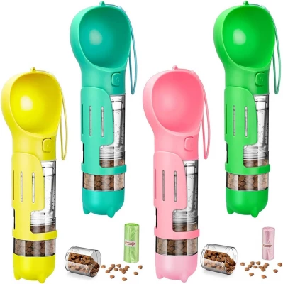 Verk 19500 Přenosný dávkovač vody a krmiva pro domácí mazlíčky, růžový