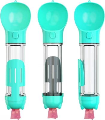 Verk 19500 Přenosný dávkovač vody a krmiva pro domácí mazlíčky, růžový