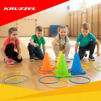 Kruzzel 26514 Súprava športových hier "Hod na cieľ" 3 v 1