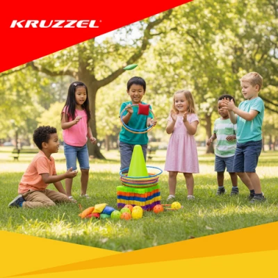 Kruzzel 26514 Súprava športových hier "Hod na cieľ" 3 v 1