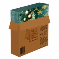 ISO Adventní kalendář pro muže 2025, zeleno-zlatý