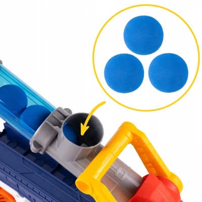 MalPlay Autopřepravník s odpalovačem míčků, 2xAAA