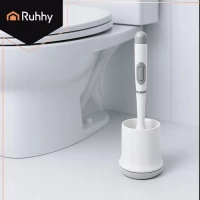 Ruhhy 25881 Silikónová WC kefa, biela