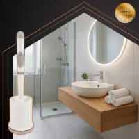 Ruhhy 25881 Silikónová WC kefa, biela