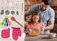 MalPlay Kuchařský set se zástěrou, čepicí a doplňky
