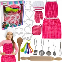 MalPlay Kuchařský set se zástěrou, čepicí a doplňky