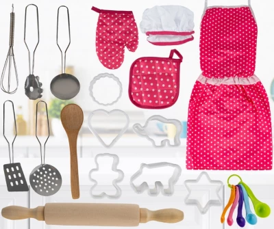 MalPlay Kuchařský set se zástěrou, čepicí a doplňky