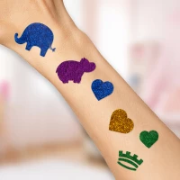 MalPlay Súprava na dočasné tetovanie s trblietkami - Beauty Bomb