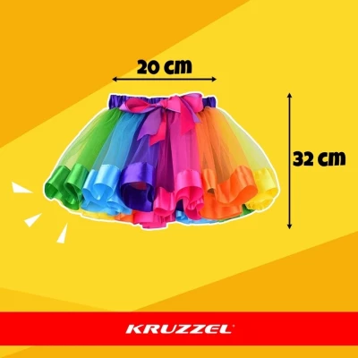 Kruzzel 26742 Karnevalový kostým motýl 3 - 10 let, 6-dílný 