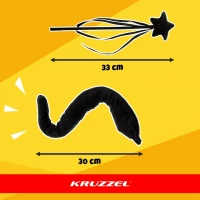 Kruzzel 26745 Karnevalový kostým kočka 3 - 10 let, 7-dílný 