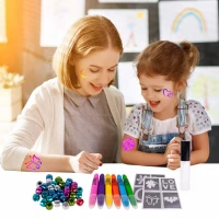 MalPlay Detské tetovanie a maľovanie na vlasy Tetovanie na vlasy kriedou