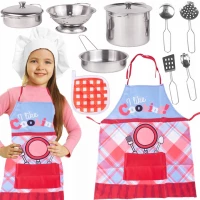 MalPlay Sada kuchyňského nádobí se zástěrou, 12dílná