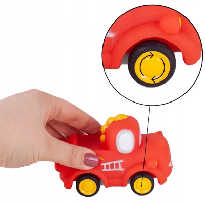 MalPlay Sada senzorických autíčok pre batoľatá, 4 ks