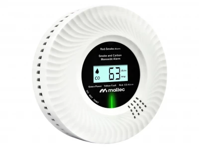 MalTec Detektor oxidu uhelnatého (CO) s LCD displejem, SafeSensor5000