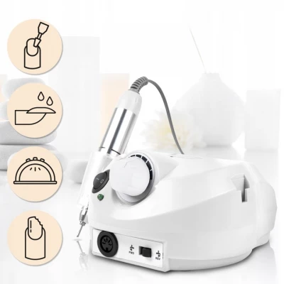 MalTec brúska na nechty s nástavcami, 35000 otáčok za minútu, 65W, ND-2WH, biela