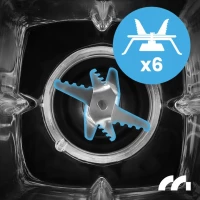 MalTec Stolní mixér 1800W, 1,6L, 4 v 1, černý