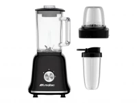 MalTec Stolní mixér 1800W, 1,6L, 4 v 1, černý