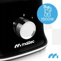 MalTec Stolní mixér 1800W, 1,6L, 4 v 1, černý