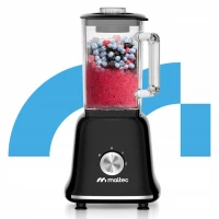 MalTec Stolní mixér 1800W, 1,6L, 4 v 1, černý