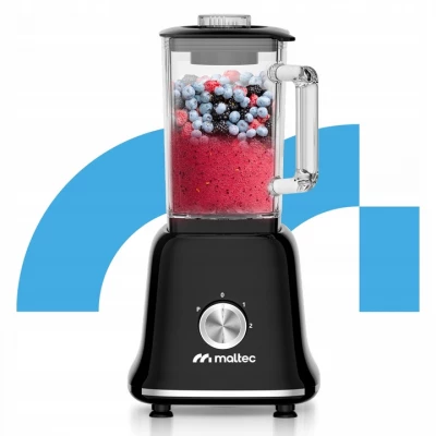 MalTec Stolní mixér 1800W, 1,6L, 4 v 1, černý