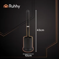 Ruhhy 25882 Silikonová štětka na toaletu, černá