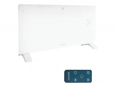MalTec Chytrý skleněný konvektor s WiFi, 2000 W, bílý